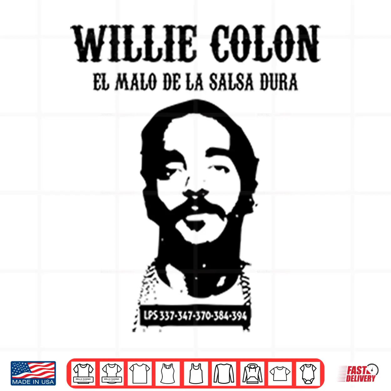 Willie Colon El Malo De La Salsa Dura Shirt Willie Colon El Malo De La Salsa Dura Shirt