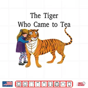Design Word Book Day The Tiger Who Came To Tea Shirt