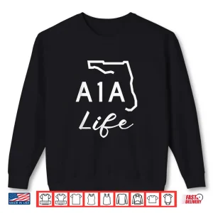 Sweatshirt A1A Life Coastal Beach Surfer Paddleboarding Beach SUP Shirt