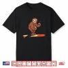 Funny Paddleboarding Sloth Paddle Board Stand Up Paddleboard Shirt