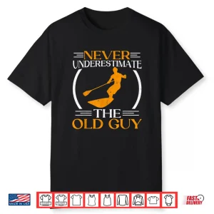 Mens Grandpa Stand Up Paddle Board Old Guy Sup Grandfather Shirt