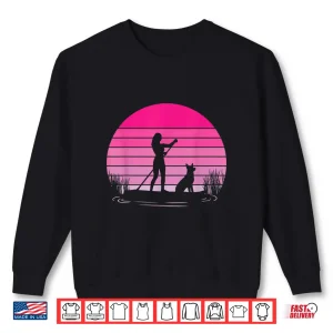 Sweatshirt Paddleboarding Dog SUP Stand Up Paddle Board Shirt