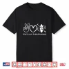 Peace Love Paddleboarding Retro Paddleboarding Lover Shirt