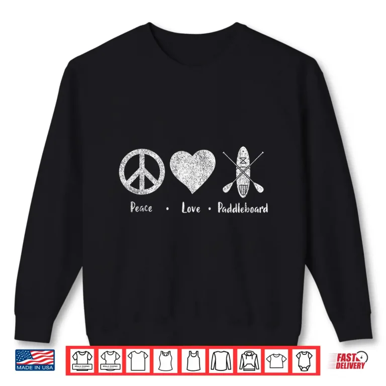 Sweatshirt Retro Paddleboarding Stand Up Paddle Board Paddleboard Shirt