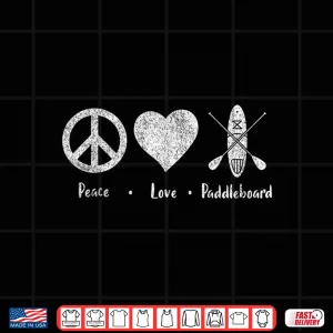 Design Retro Paddleboarding Stand Up Paddle Board Paddleboard Shirt