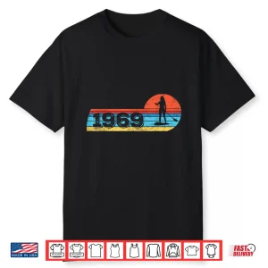 Vintage 1969 Birthday Women Stand Up Paddleboards Sup Board Shirt