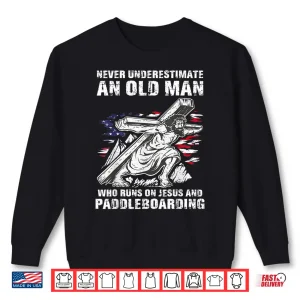 Mens Paddleboarding Dad Christian Paddle Board Grandpa Shirt 2 Sweatshirt Mens Paddleboarding Dad Christian Paddle Board Grandpa Shirt
