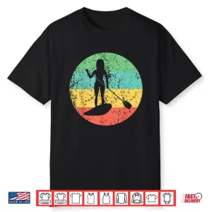 Paddleboarding Shirt Vintage Retro Paddleboard Shirt