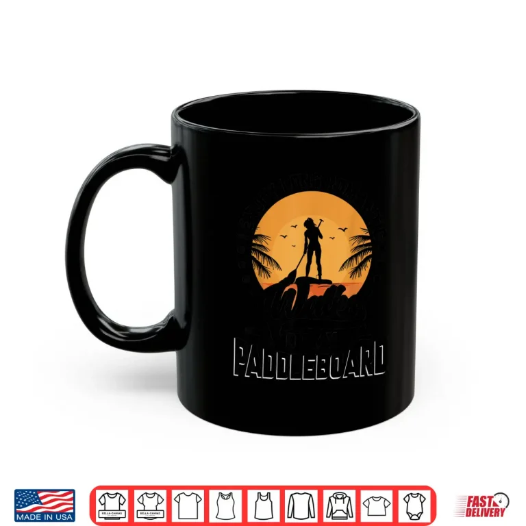 Mug Paddleboarding Stand Up Accessories SUP Paddle Board Shirt