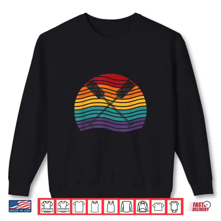 Sweatshirt Retro Paddle Board Paddleboarding Stand Up Paddling SUP Shirt