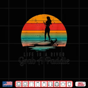 Design Funny Paddleboarding Grab A Paddle Shirt