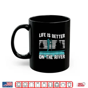 Mug SUP River Paddleboard Paddle Boarder Stand Up Paddling Shirt