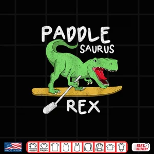 Design Paddle Saurus Rex SUP Paddleboard Dino Stand Up Paddling Shirt