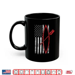 Mug Stand Up Paddling Paddle Board Paddleboarding US Flag SUP Shirt