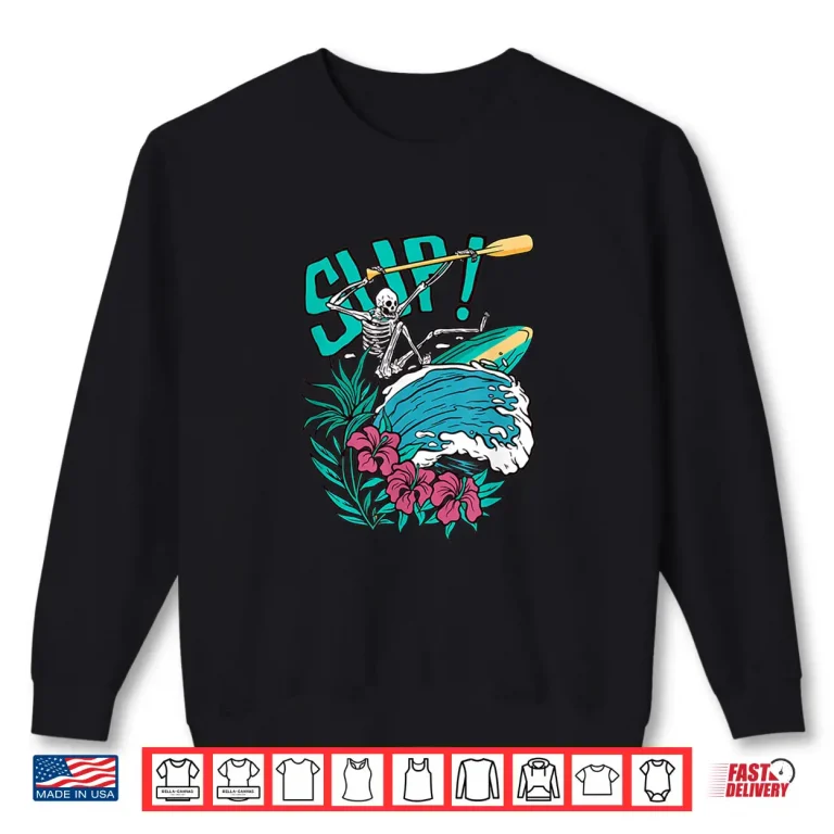 Sweatshirt Paddleboarding Hawaiian Surfing Stand up Paddle sup board Shirt
