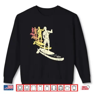 Sweatshirt Retro Paddleboard Shirt For Paddle Boarder Stand Up Paddle Shirt