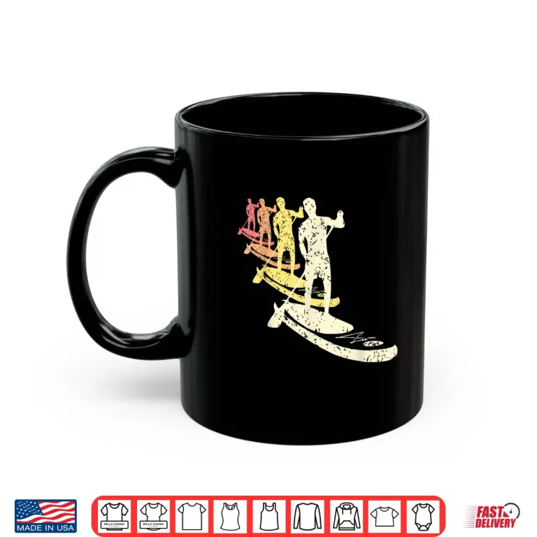 Mug Retro Paddleboard Shirt For Paddle Boarder Stand Up Paddle Shirt