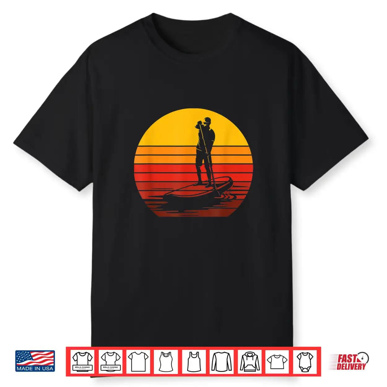 Retro Stand Up Paddleboarding Shirt Retro Stand Up Paddleboarding Shirt