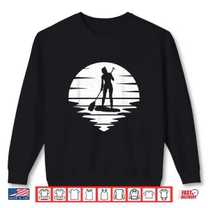 Sweatshirt SUP Girl Water Sports Paddleboard Girl Stand Up Paddle Board Shirt