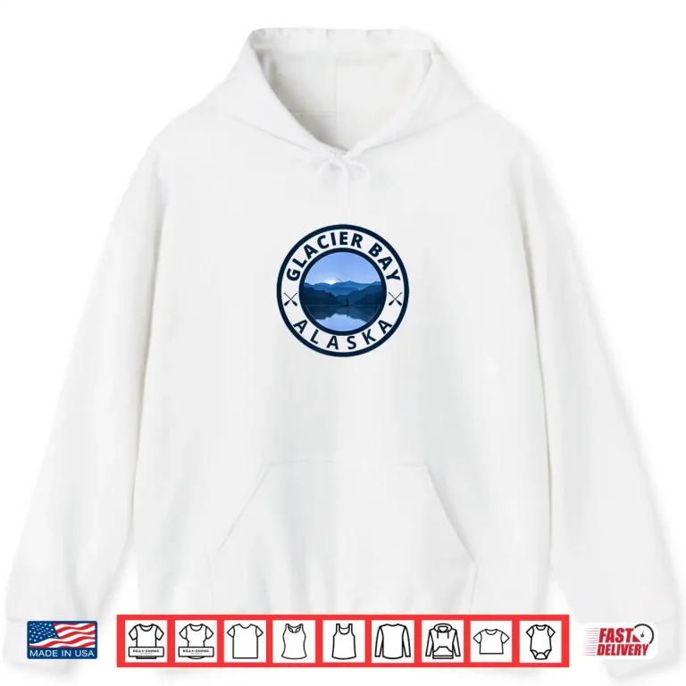 Hoodie SUP Glacier Bay Alaska Paddleboarding Alaskan Water Sports Shirt