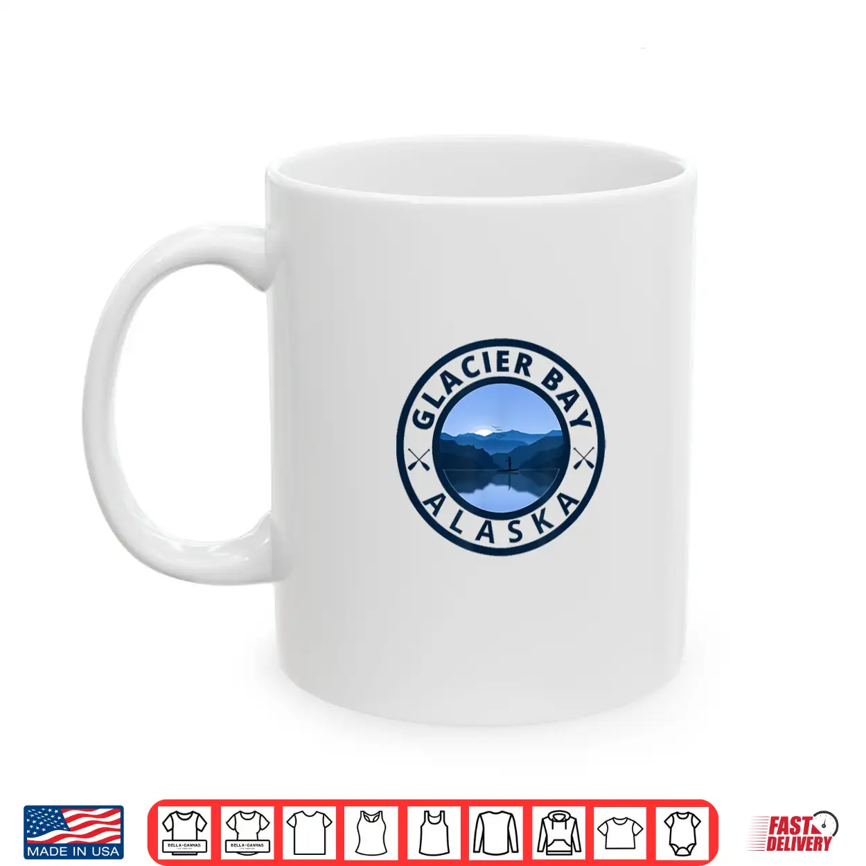 Sup Glacier Bay Alaska Paddleboarding Alaskan Water Sports Shirt Sup Glacier Bay Alaska Paddleboarding Alaskan Water Sports Shirt