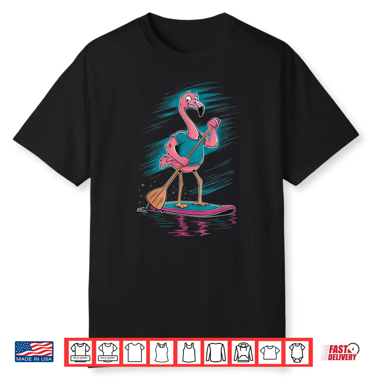 Stand Up Paddle Paddleboard Flamingo Shirt Stand Up Paddle Paddleboard Flamingo Shirt
