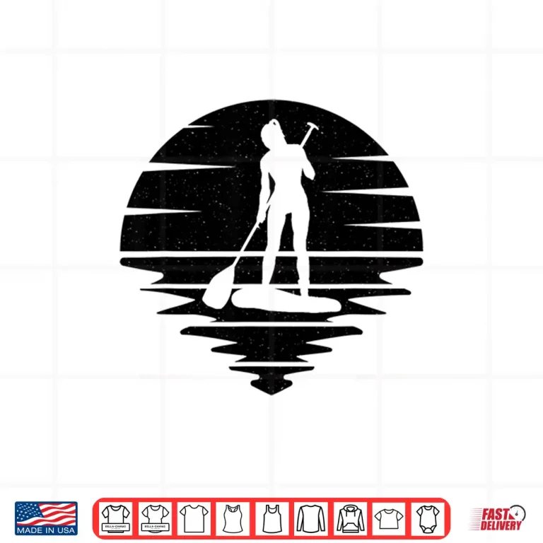 Design Stand Up Paddle Board SUP Girl Water Sports Paddleboard Girl Shirt
