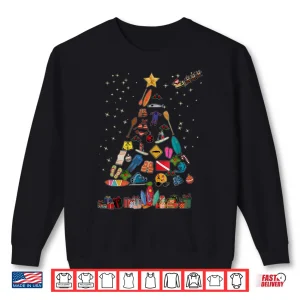 Stand Up Paddleboarding Christmas Tree Sup Paddle Board Xmas Shirt 2 Sweatshirt Stand up Paddleboarding Christmas Tree SUP Paddle Board Xmas Shirt