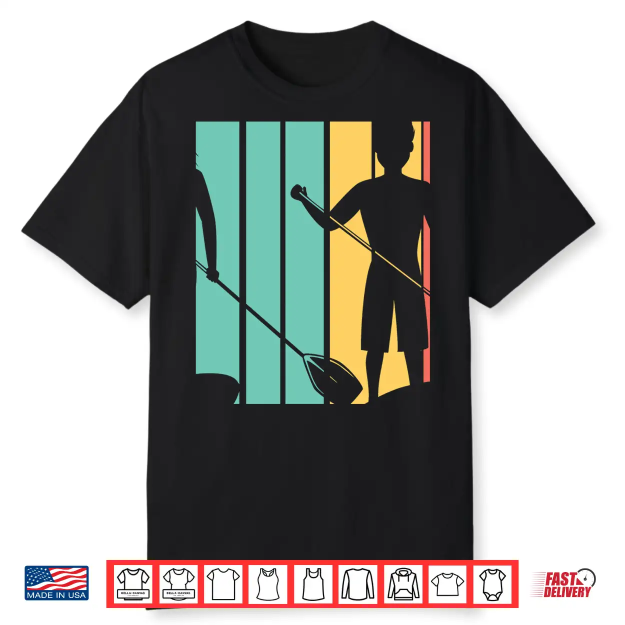 Retro 1970’S Style Paddleboard Paddleboarding Shirt Retro 1970’S Style Paddleboard Paddleboarding Shirt