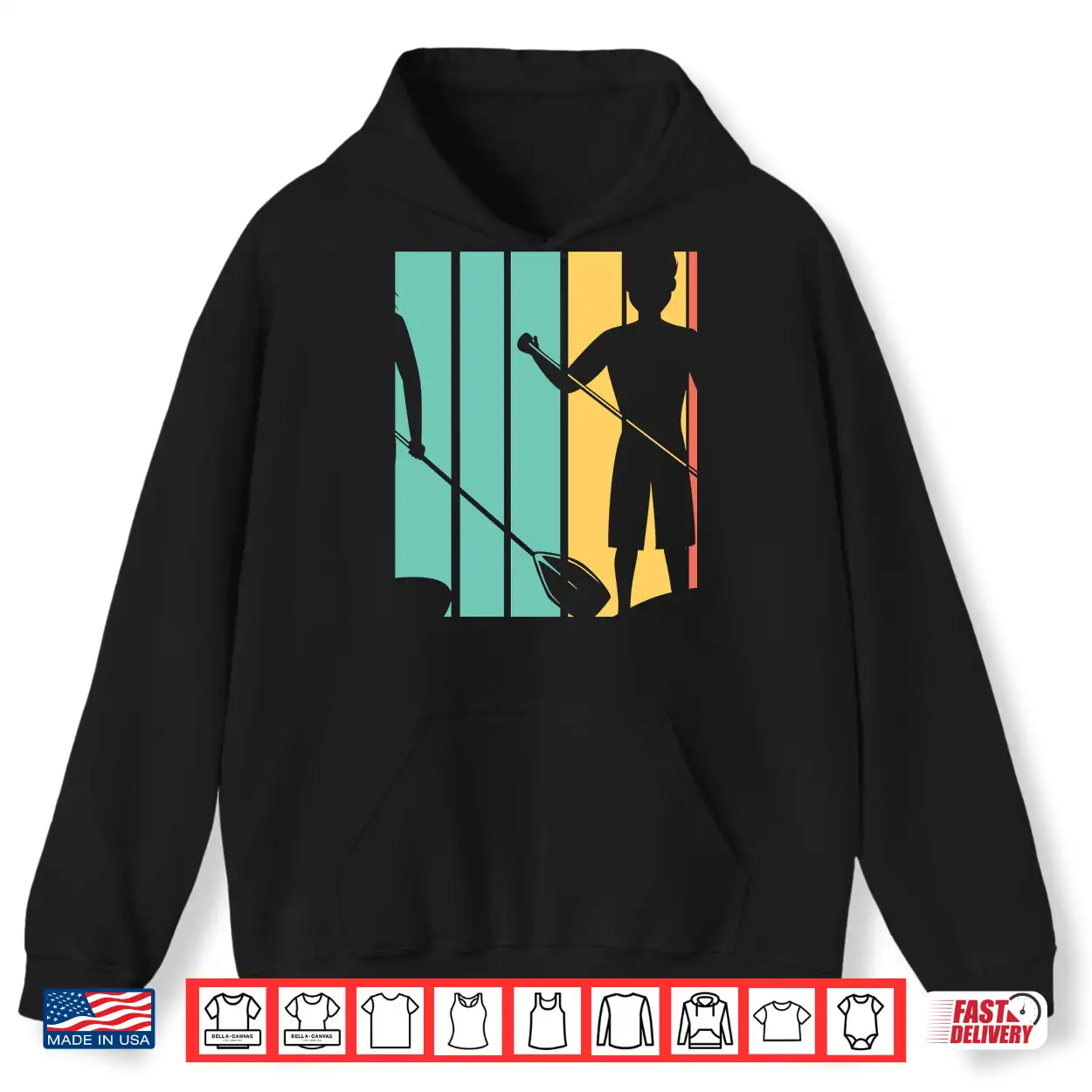 Retro 1970’S Style Paddleboard Paddleboarding Shirt Retro 1970’S Style Paddleboard Paddleboarding Shirt