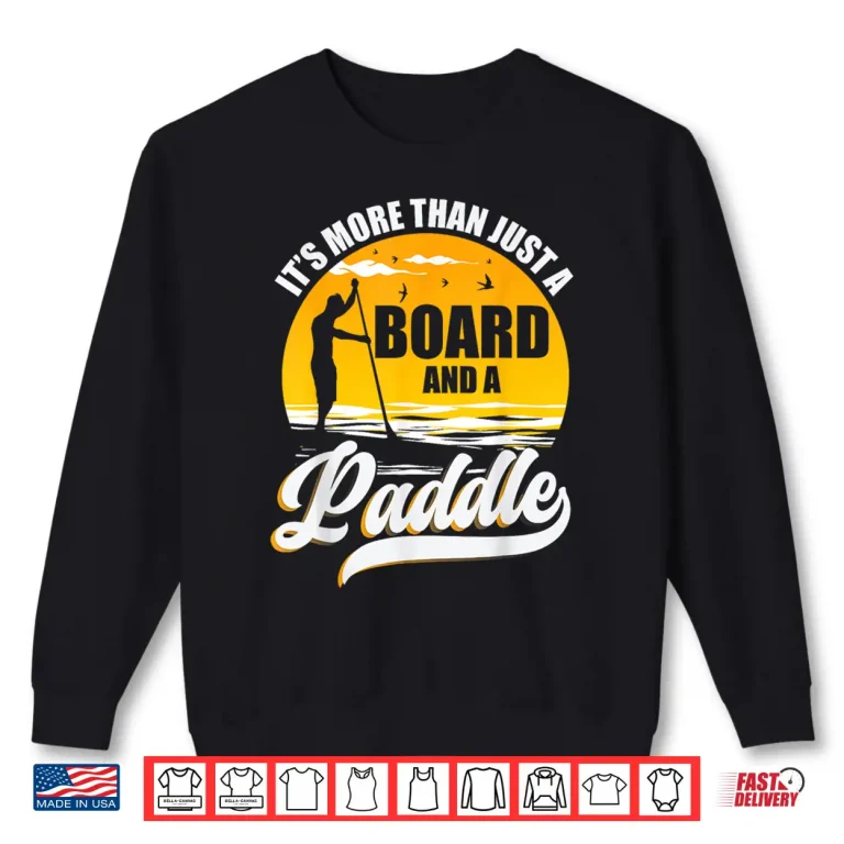 Sweatshirt Paddleboarding Stand Up Fin Pump SUP Paddle Board Shirt