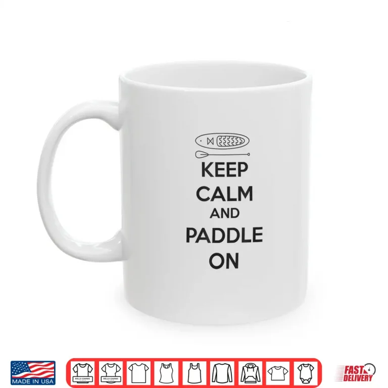 Mug SUP Weekend Forecast 100 Chance Of Paddleboarding Shirt