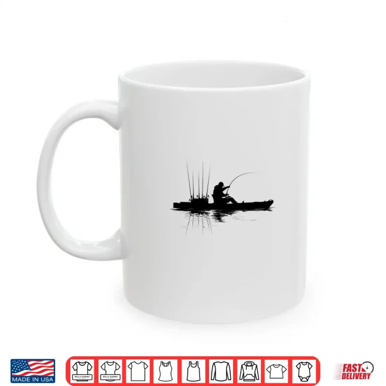 Mug Kayak Fishing Kayaking Bass Fisherman Angling Kayak Angler Shirt