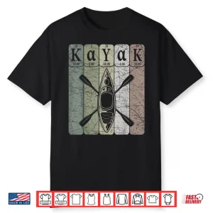 Kayak Periodic Table Elements Kayaking Vintage Kayaker Shirt