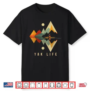 Kayak Vintage Retro Mountains Canoe Kayak Kayak Kayak Shirt