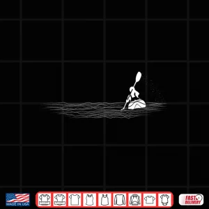 Design Kayaking Figure Canoeing Paddling Kayak Graphic Kayaker Shirt