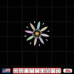 Design Kayaks and Paddles Around the Sun Kayakers Mandala Design Shirt