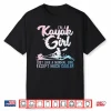 Funny Kayak Girl Art For Women Kayaking Lover Boating Kayak Shirt