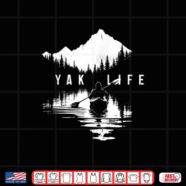 Design Kayak Kayaking Vintage Mountains Canoe Canoeing Kayaker Shirt