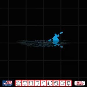 Design Kayak Love Kayaking Paddle Kayaker Paddling Silhouette Shirt