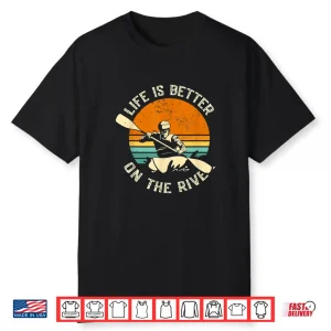 Kayak Water Sports Paddle Boat Canoe Kayak Paddling Kayaker Shirt
