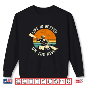 Sweatshirt Kayak Water Sports Paddle Boat Canoe Kayak Paddling Kayaker Shirt