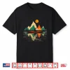 Kayaking Vintage Retro Mountains Canoe Canoeing Kayak Shirt