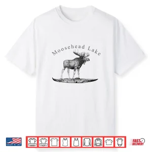 Moosehead Lake Shirt Funny Kayaker Maine