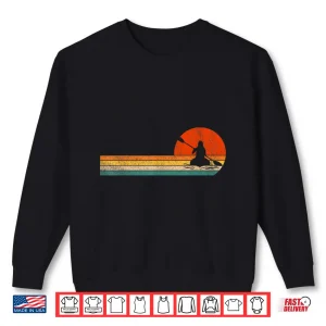 Sweatshirt Retro Kayak Kayaking Paddling For Women Shirt