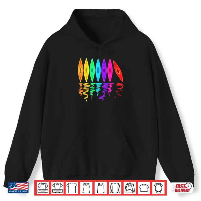 Hoodie River Kayaking Gift for Lake Kayak Trip Boating Team Shirt