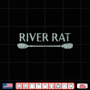 Design River Rat Shirt Kayaking and Canoeing Shirt Outdoors Shirt