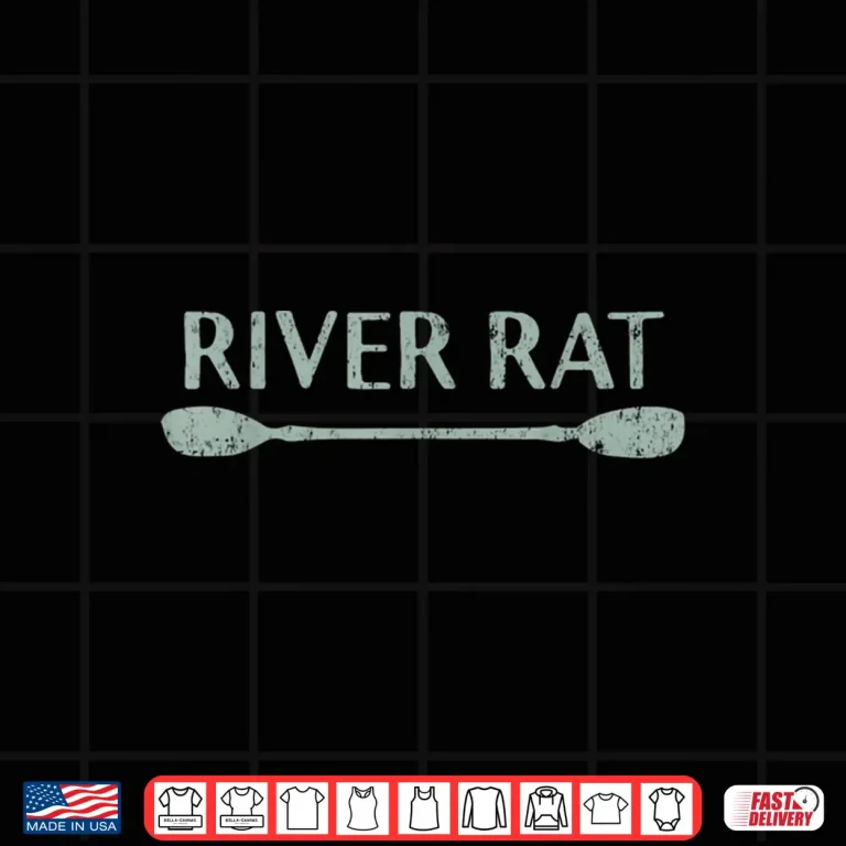 Design River Rat Shirt Kayaking and Canoeing Shirt Outdoors Shirt