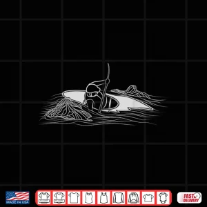 Design White Water Kayaking Kayaker Gift River Kayak Shirt