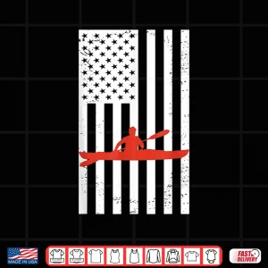 Design American Flag Kayak Kayaking Shirt Gift For Kayaker Shirt